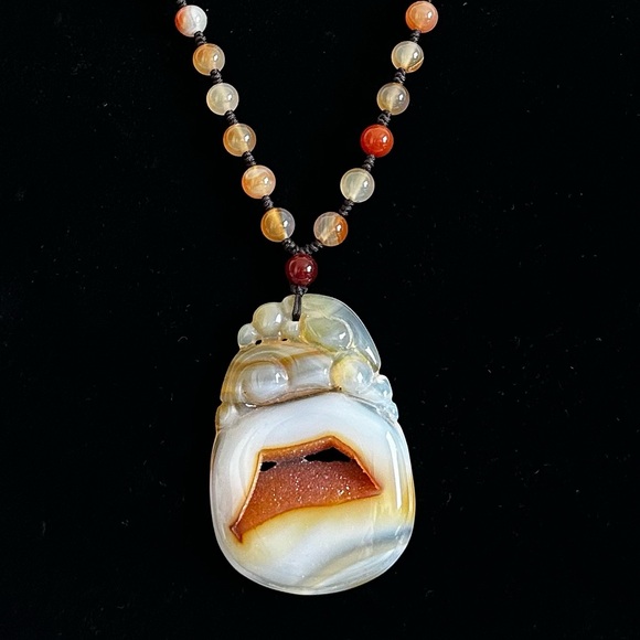 Agate Gemstone Handmade Necklace - Picture 1 of 11